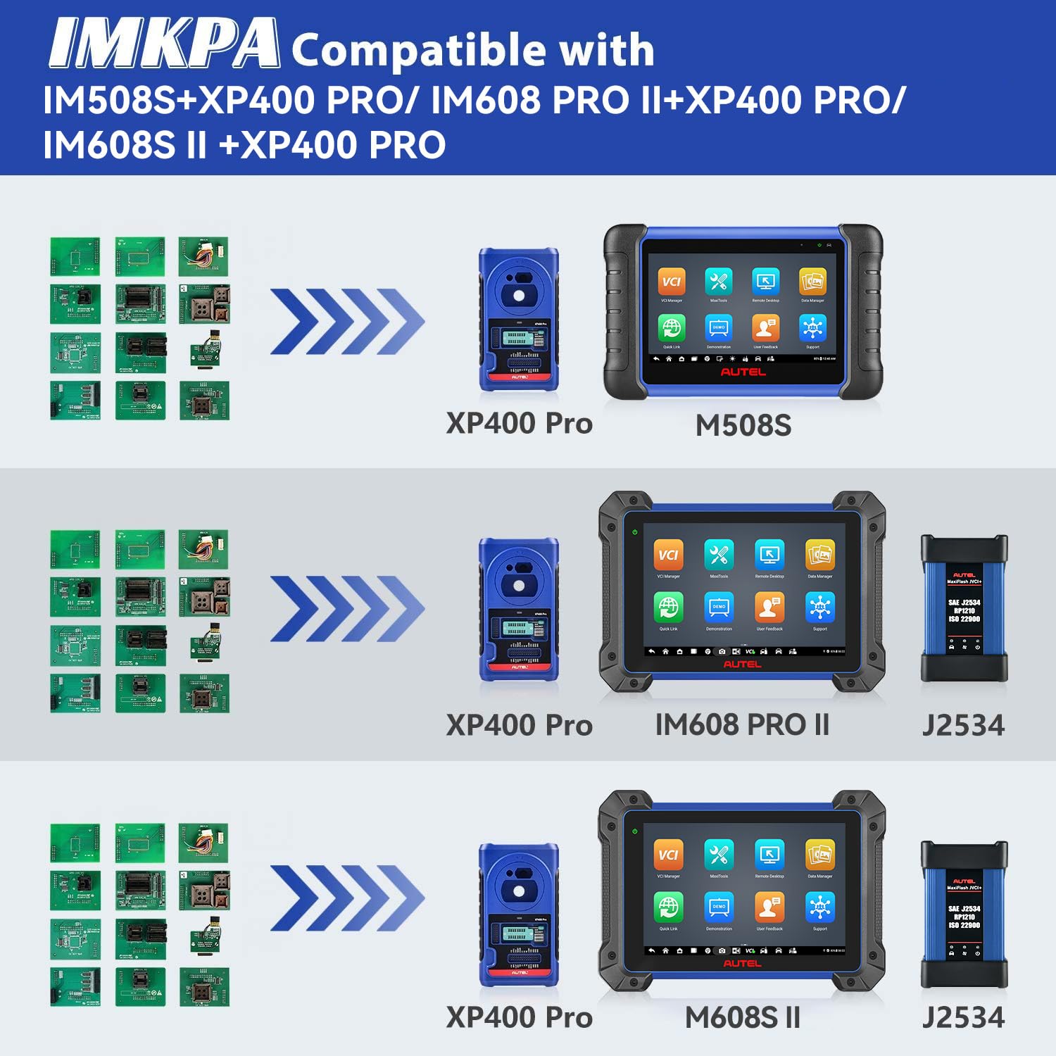 Amazon.com: Autel MaxiIM IMKPA KIT - 12Pcs Expanded Fo-b